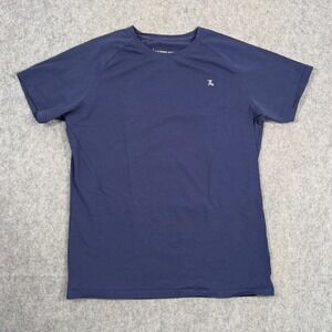 Tailored Athlete Navy Blue Short Sleeve Crew Neck Stretch T-Shirt Men's Size XL